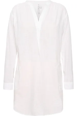 Seafolly Tunika, Langarm, Split- Neck, für Damen, , XS