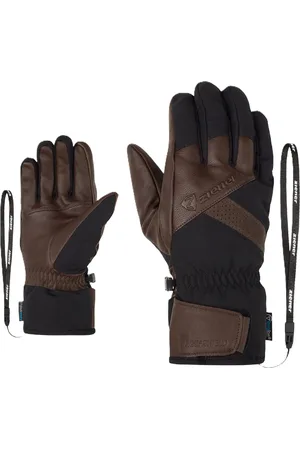 Ziener Fingerhandschuhe "Getter", Leash, Ziegenleder, für Herren, , 10,5