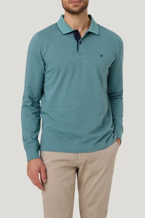 Pierre Cardin Poloshirt, Langarm, Stickerei, für Herren, , M