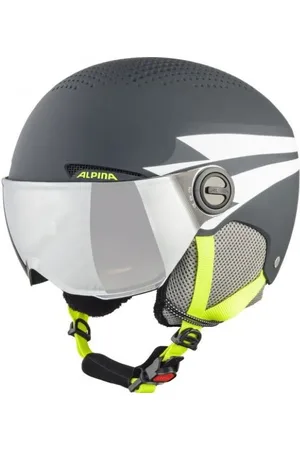 Alpina Skihelm "Zupo", Hartschale, Visier, für Kinder, , 51-55