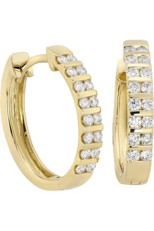 Vandenberg Damen Creolen, 585er Gold mit 32 Diamanten zus. ca. 0,5 Karat