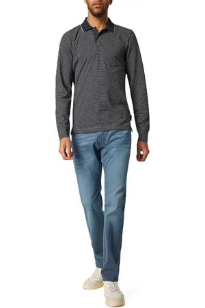 Pierre Cardin Poloshirt, Langarm, Stickerei, für Herren, , 3XL