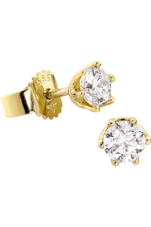 Vandenberg Damen Ohrstecker, 585er mit 2 Diamanten, zus. ca. 0,5 Karat