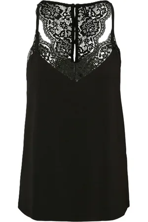 VERO MODA ® Top, V-Ausschnitt, Spitze, für Damen, , XXL