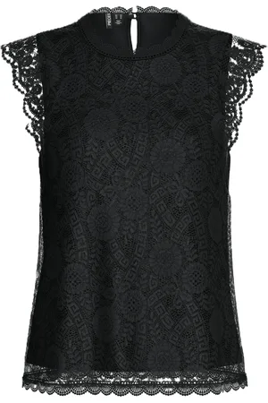 Pieces® Top, Spitze, für Damen, , M