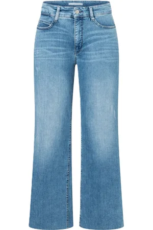 Mac Jeanshose, Wide Leg, 5- Pocket, für Damen, , 38/32
