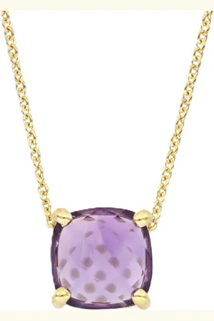 Vandenberg Damen Kette mit Anhänger, 925er Silber Amethyst