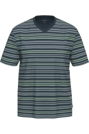 Ammann Schlafanzug-Oberteil, V-Ausschnitt, Baumwolle, für Herren, , 3XL