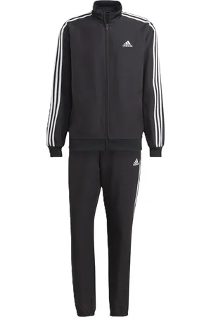 adidas Laufanzug, Stehkragen, durchgehender Reißverschluss, für Herren, , XL