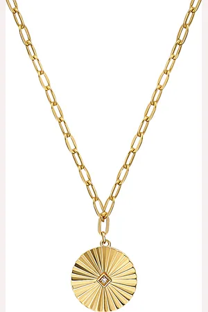 Noelani Damen Kette mit Anhänger "Sun", 925er Silber