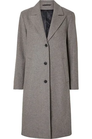 SELECTED Wollmantel "New Alma", Reverskragen, für Damen, , 40