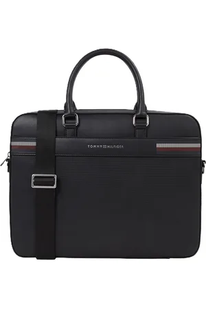 Tommy Hilfiger Laptoptasche, Kunstleder, Emblem