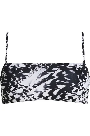 Calvin Klein Bikini-Oberteil, Spaghettiträger, Emblem, für Damen, , S