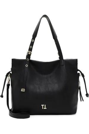 Tamaris Shopper "Franca", Reißverschluss, Emblem, für Damen