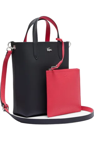 Lacoste Damen Handtasche - Vertical Shopping Bag, Wendetasche, Two Tone, 29x22x10cm (HxBxT)