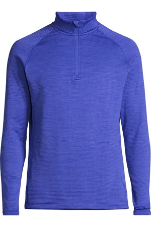 ALEX Running Langarmshirt, Stehkragen, für Herren, , M