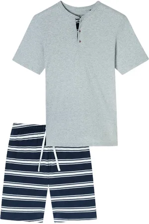 Schiesser Casual Nightwear Shorty, Bio-Baumwolle, für Herren, , 50