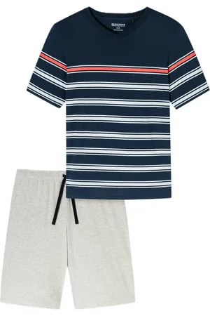 Schiesser Casual Nightwear Shorty, Bio-Baumwolle, für Herren, , 52