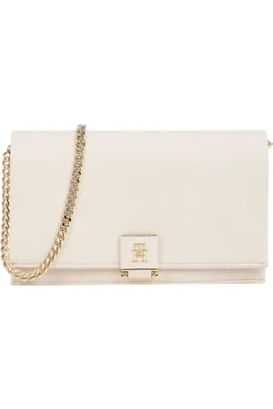 Tommy Hilfiger Clutch, Kunstleder, Emblem, für Damen