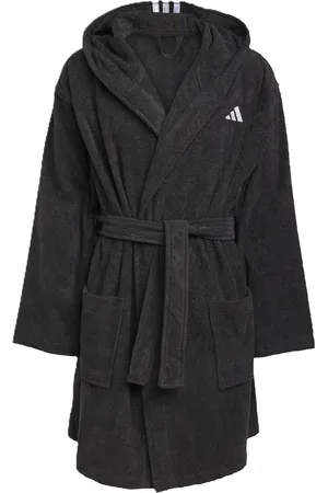 adidas Bademantel, Baumwolle, Kapuze, für Damen, , L