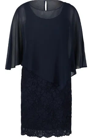 Vera Mont Spitzenkleid, Rundhals, knielang, für Damen, , 42
