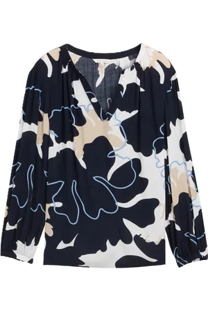 TOM TAILOR Shirtbluse, Split-Neck, für Damen, , 46