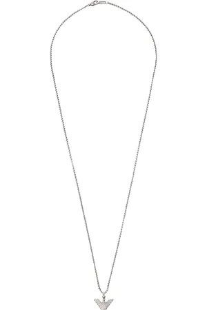 Emporio Armani Herren Kette mit Anhänger, Edelstahl