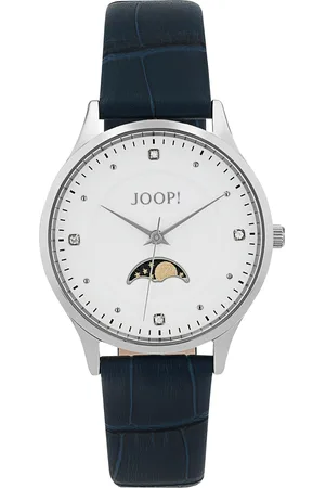 JOOP! Quarzuhr für Damen, Edelstahl | Leder Zirkonia synth.