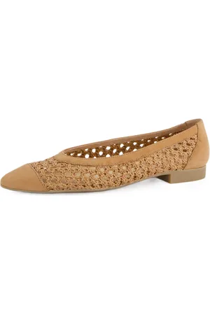 Paul Green Ballerinas, Nubukleder, Flecht-Optik, für Damen, , 38,5