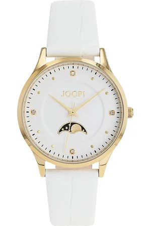 JOOP! Quarzuhr für Damen, Edelstahl | Leder Zirkonia synth.