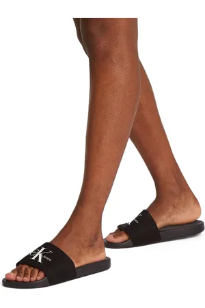 Calvin Klein Bade-Pantoletten, Baumwolle, für Herren, , 44