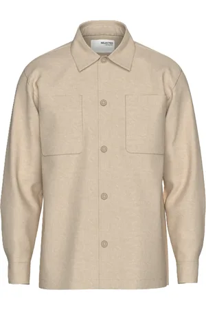 SELECTED Overshirt, Regular Fit, Langarm, Kent-Kragen, für Herren, , S