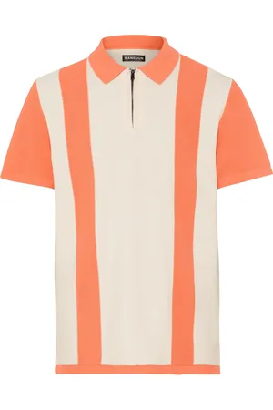 Manguun Strickpoloshirt, Baumwolle, Reißverschluss, für Herren, , L