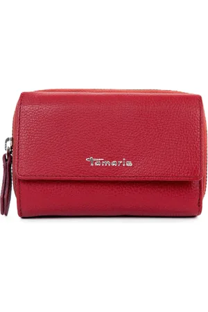 Tamaris Geldbörse, Leder, Emblem, uni, für Damen
