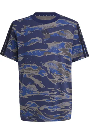 adidas T-Shirt, Baumwolle, Camouflage-Design, für Kinder, , 152