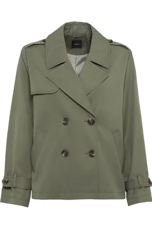 Zero Trenchjacke, Reverskragen, Knopfleiste, für Damen, , 38