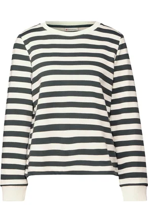 Street one Sweatshirt, Rippbündchen, für Damen, , 34