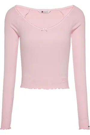 Tommy Hilfiger Langarmshirt, Wellensaum, für Damen, , XL