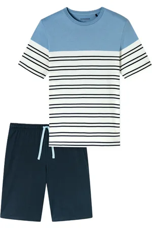 Schiesser Casual Nightwear Shorty, Bio-Baumwolle, für Herren, , 56