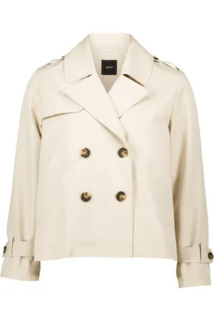 Zero Trenchjacke, Reverskragen, Knopfleiste, für Damen, , 36