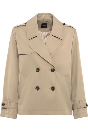 Zero Trenchjacke, Reverskragen, Knopfleiste, für Damen, , 44
