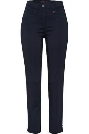 Toni Stoffhose "Meine beste Freundin", High Waist, 7/8-Länge, für Damen, , 22