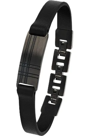 QS by s.Oliver Herren Armband, Edelstahl und Leder