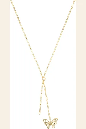 Noelani Y-Collier für Damen, 925 Sterling Silber | Schmetterling