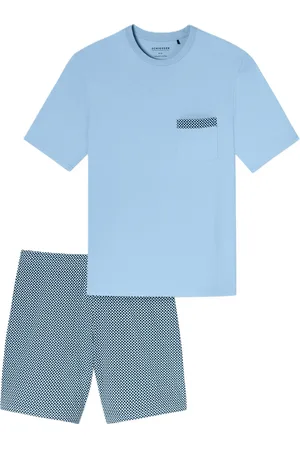 Schiesser Comfort Nightwear Shorty, Bio-Baumwolle, für Herren, , 58