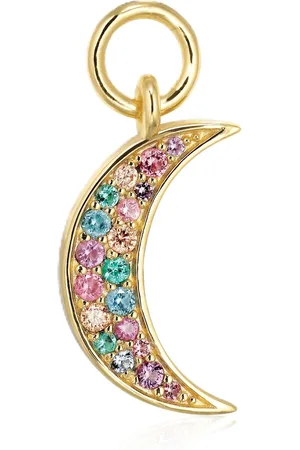Sif Jakobs Damen Creolen Anhänger "Luna Hoop", 925er Sterling Silber