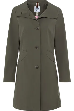 district Trenchcoat, Stehkragen, Eingrifftaschen, für Damen, , 40