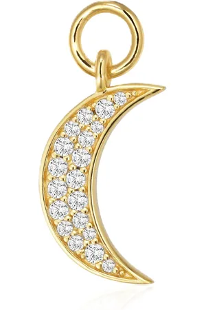 Sif Jakobs Damen Creolen Anhänger "Luna Hoop", 925er Sterling Silber