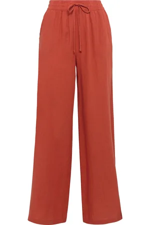 Manguun Stoffhose, Leinen-Viskose-Mix, Tunnelzug, für Damen, , 38