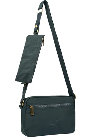 Camel Active Umhängetasche, Reißverschluss, abnehmbare Tasche